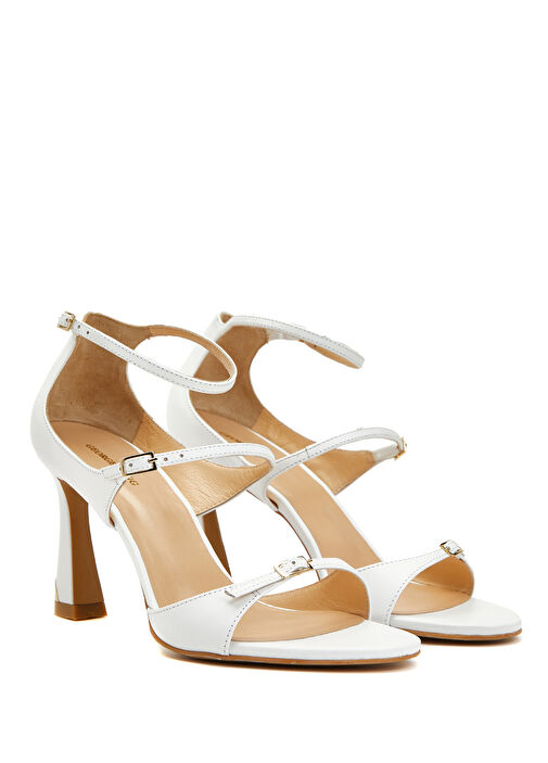 George Hogg George Hogg Beyaz Kadın Deri Sandalet Beymen'de! Beyaz - 2. görsel