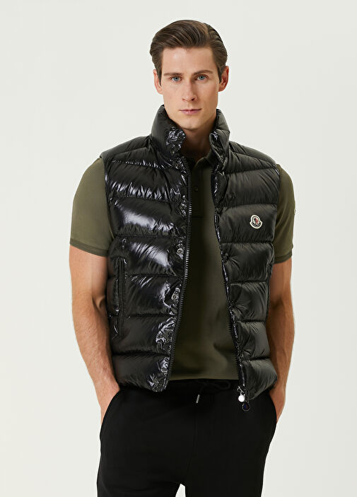 Black Moncler Black Men Black Puff Vest 1518077 Beymen