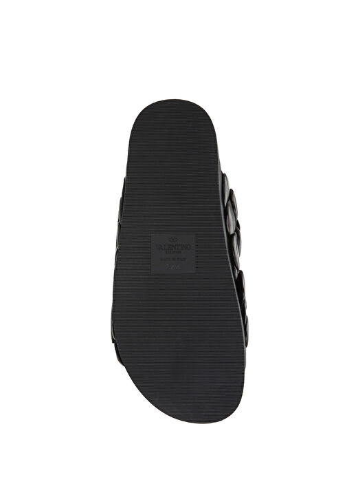 Atelier 03 Rose Edition Siyah Kadın Deri Terlik - Görsel 6