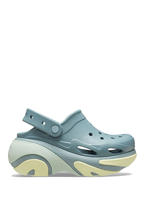 Bubble Crush Clog Gri Yeşil Kadın Terlik - Görsel 2