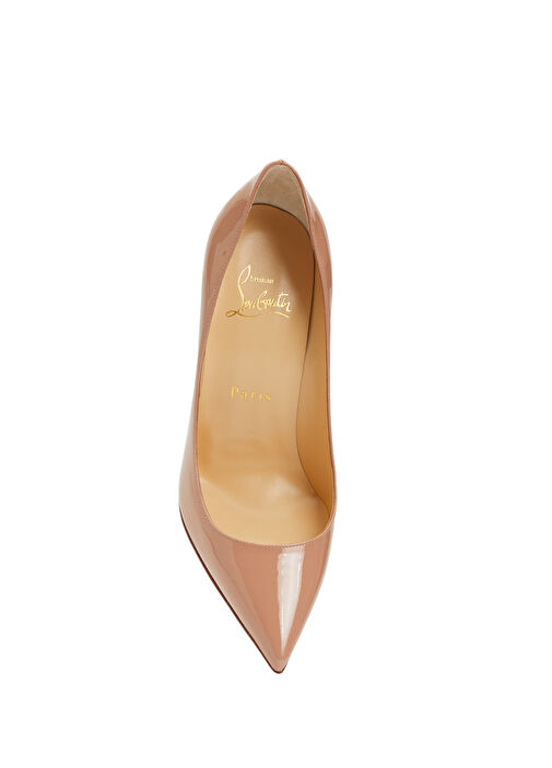 Nude Deri Stiletto - Görsel 5