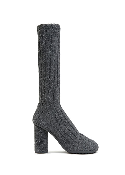 Antrasit Kadın Yün Bot - Görsel 2