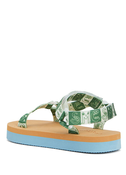 Çok Renkli Baskılı Erkek Çocuk Sandalet - Görsel 4