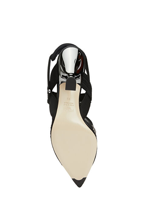 Siyah Topuklu Ayakkabı - Görsel 6