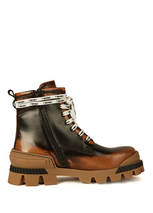 Boson Kahverengi Çocuk Deri Bot - Görsel 4