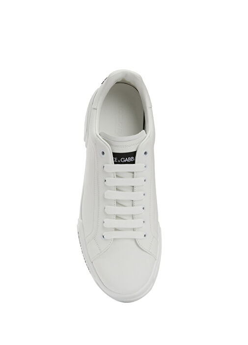 Portofino Beyaz Erkek Deri Sneaker - Görsel 5