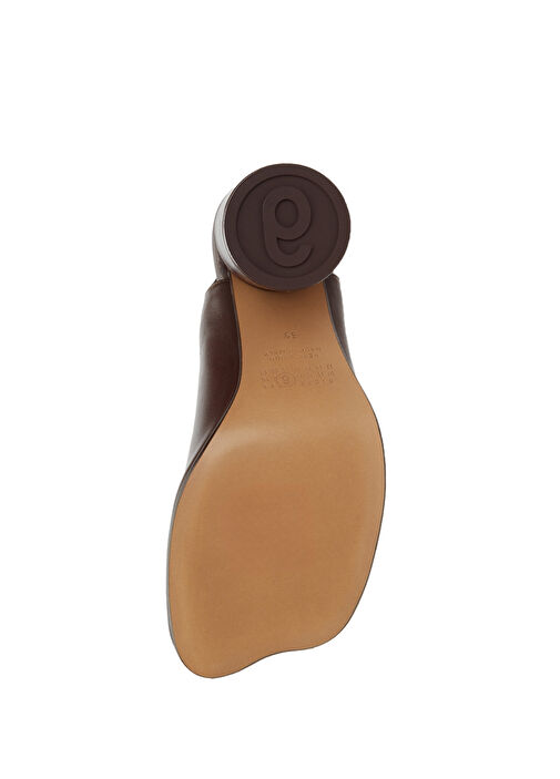 Anatomic Numeric Kahverengi Deri Topuklu Ayakkabı - Görsel 6