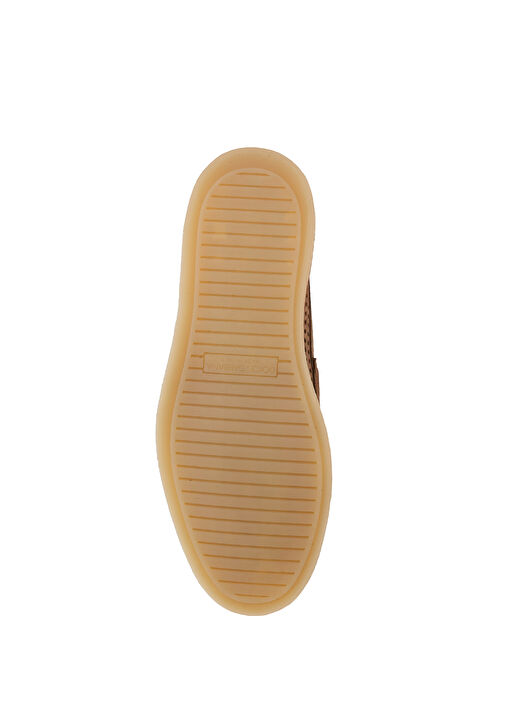 Florio Ideal Taba Perforeli Erkek Deri Loafer - Görsel 6