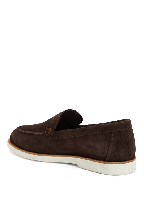 Kahverengi Erkek Süet Loafer - Görsel 4
