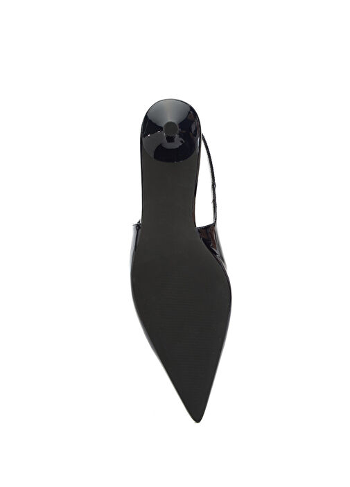 Lacivert Bantlı Topuklu Ayakkabı - Görsel 6