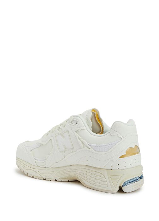 2002R Mavi Beyaz Kadın Süet Sneaker - Görsel 4