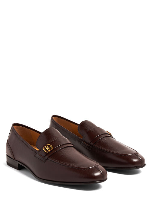 Kahverengi Erkek Deri Loafer - Görsel 3