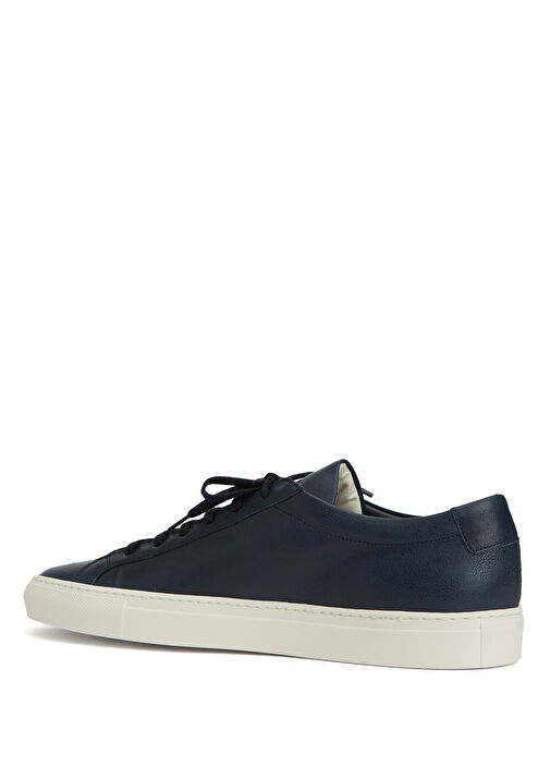 Lacivert Erkek Deri Sneaker - Görsel 4