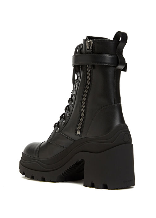 Siyah Kadın Deri Bot - Görsel 4