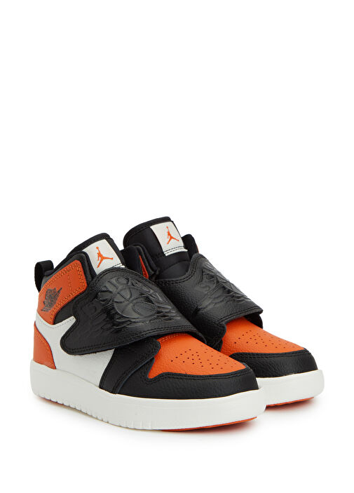 Sky Jordan 1 Siyah Gri Unisex Çocuk Sneaker - Görsel 3