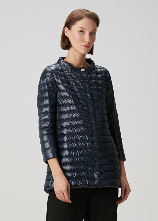 (送料・関税込) HERNO Rossella down jacket (navy blue) Herno - Rossella Navy Blue Puffer Jacket