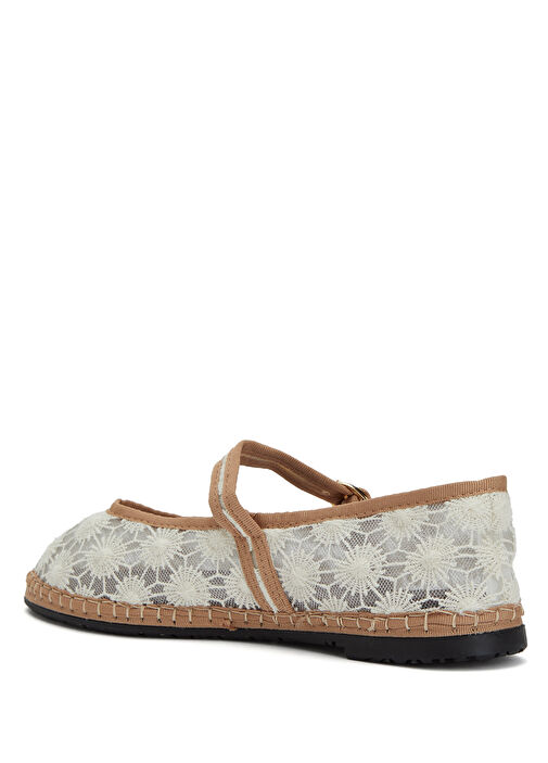 Flabelus Flabelus Taba Beyaz Pierre Beyaz Taba Organik Pamuk Babet | Beymen Taba Beyaz - 4. görsel