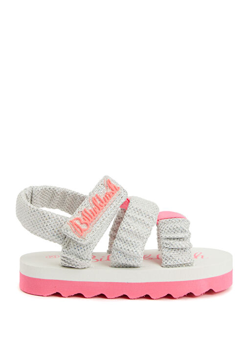 Açık Gri Kız Çocuk Sandalet - Görsel 2