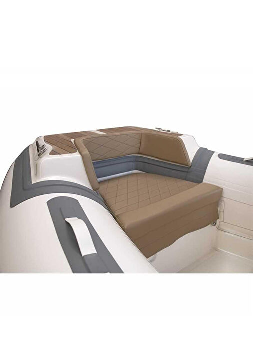 Jeetrib - JR-F-355-C Lüks Oturma Gruplu Fiber Tabanlı Şişme Bot - Gri