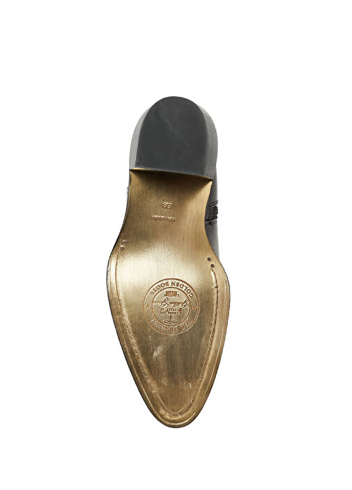 Patty Siyah Beyaz Kadın Deri Bot - Görsel 6