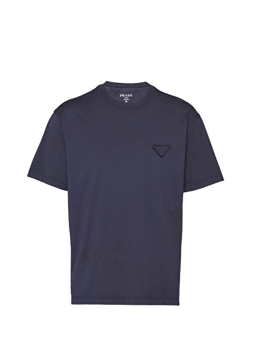 Navy blue Prada Navy blue Men Cotton T-shirt 1375266 | Beymen