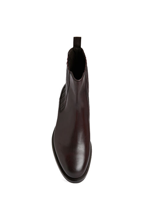 Koyu Kahverengi Erkek Deri Bot - Görsel 5
