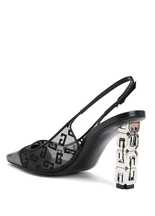 G Cube Siyah Topuklu Ayakkabı - Görsel 4