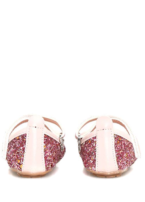 Pembe Simli Kız Bebek İlk Adım Ayakkabısı - Görsel 5