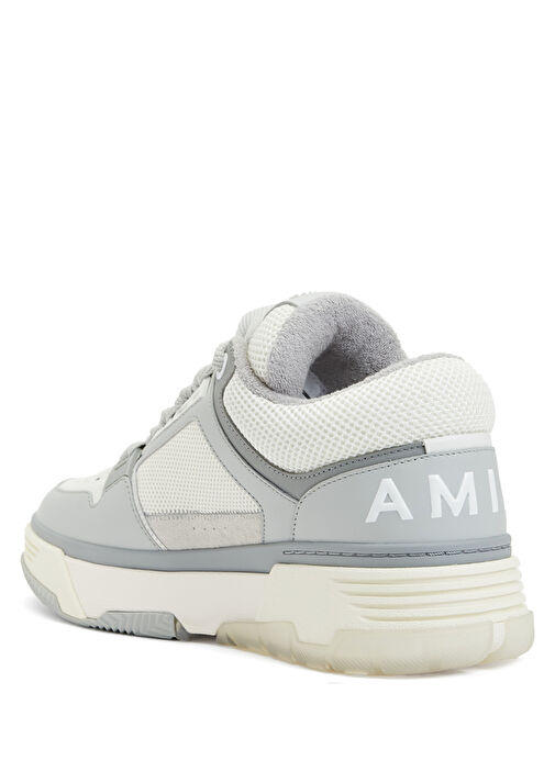 MA-1 Gri Erkek Deri Sneaker - Görsel 4