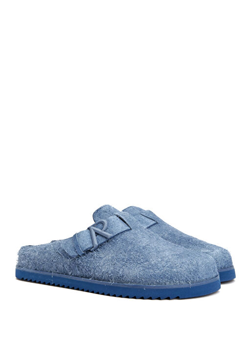 Initial Mavi Erkek Süet Terlik - Görsel 3