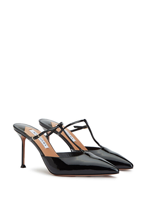 Aquazzura Aquazzura Sorbonne Siyah Kadın Rugan Deri Terlik Sandalet & Terlik | Beymen Siyah - 3. görsel