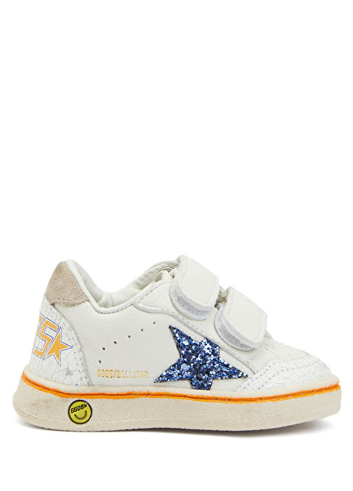 BallStar Mavi Beyaz Erkek Çocuk Deri Sneaker - Görsel 2