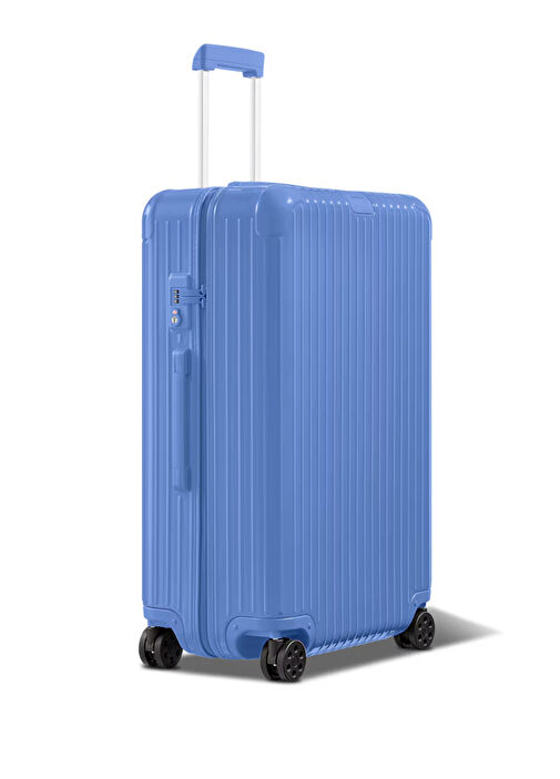 Blue Rimowa Blue Men Essential Check In L Blue Suitcase