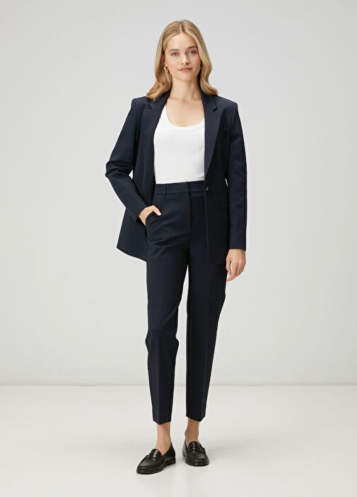 Lacivert Cigarette Pantolon