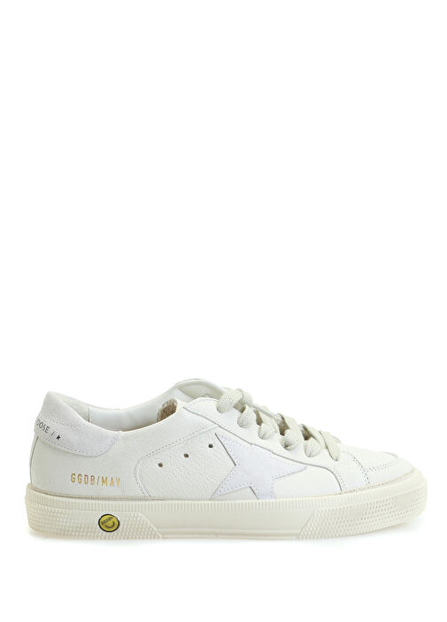 May Beyaz Çocuk Deri Sneaker - Görsel 3