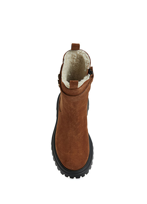 Camel Kız Çocuk Deri Bot - Görsel 5