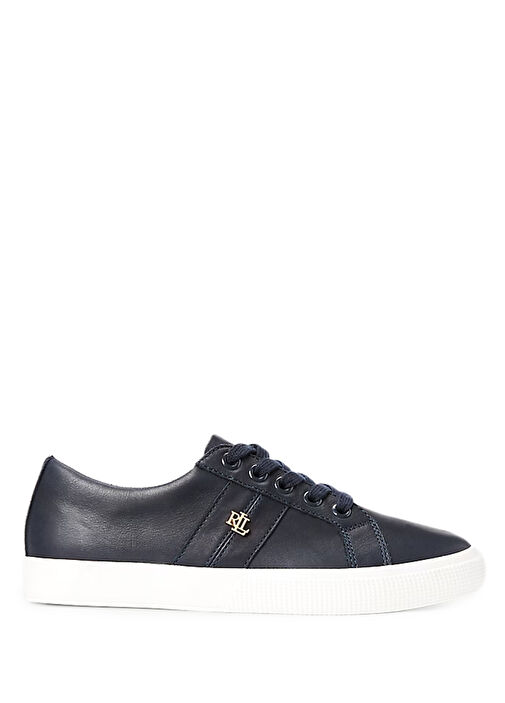 Lacivert Kadın Deri Sneaker - Görsel 2
