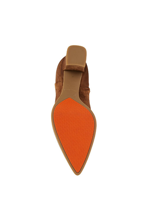 Kahverengi Kadın Süet Bot - Görsel 6