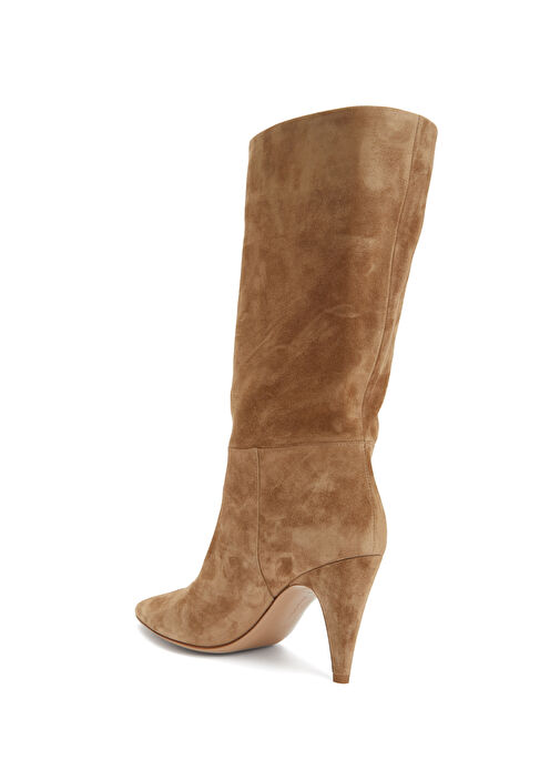 Taba Kadın Süet Çizme - Görsel 4