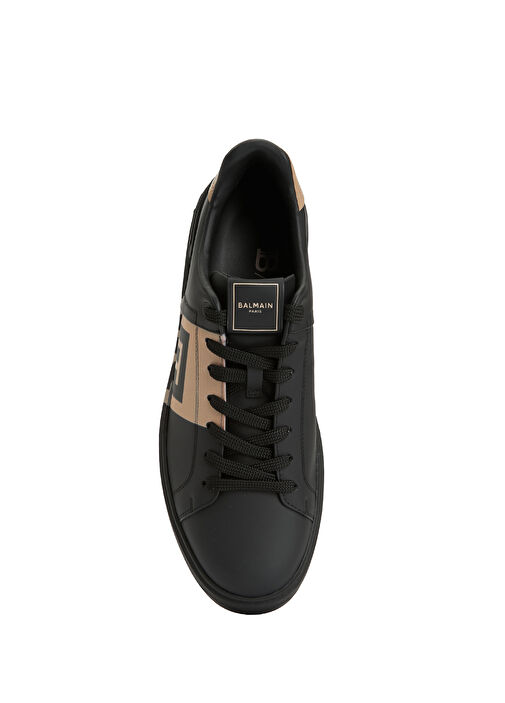 B-Court Siyah Erkek Deri Sneaker - Görsel 5