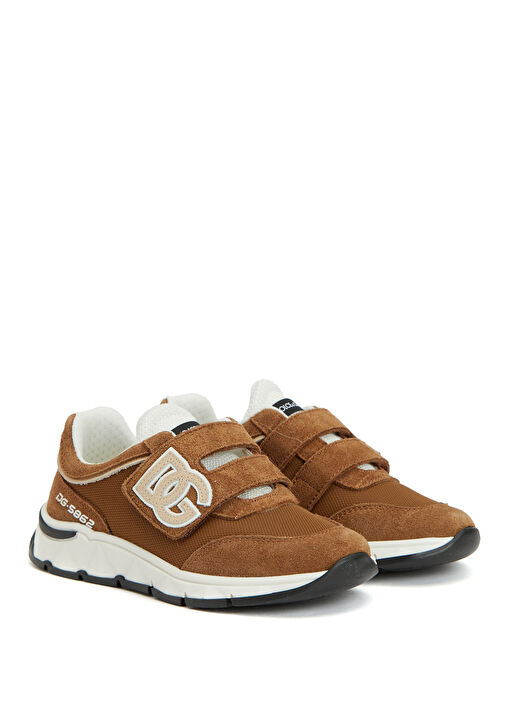 Kestane Erkek Çocuk Deri Sneaker - Görsel 3