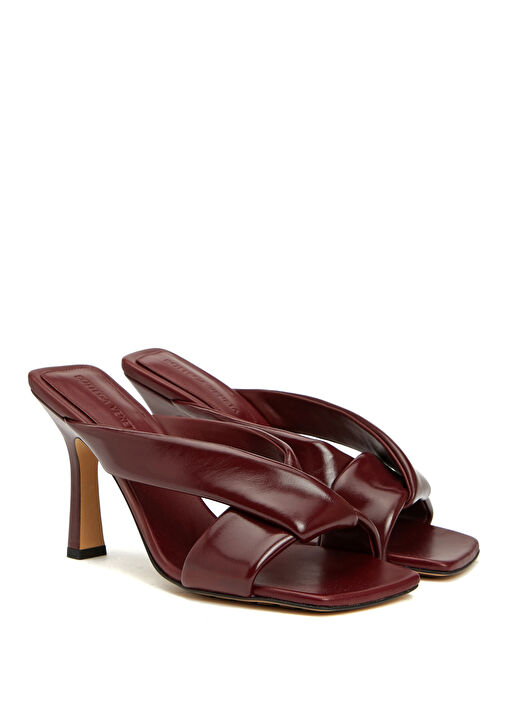 Riva Bordo Kadın Deri Terlik - Görsel 3