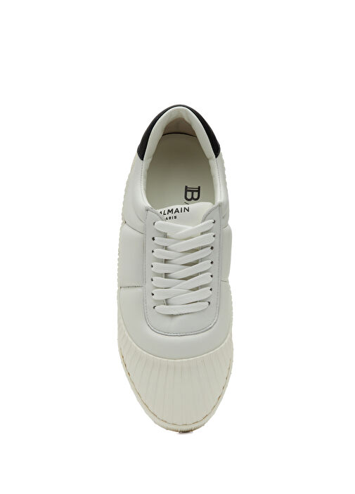 Beyaz Erkek Deri Sneaker - Görsel 4