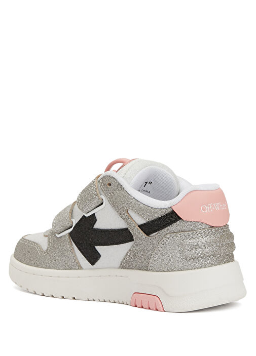 Pembe Kız Çocuk Deri Sneaker - Görsel 4