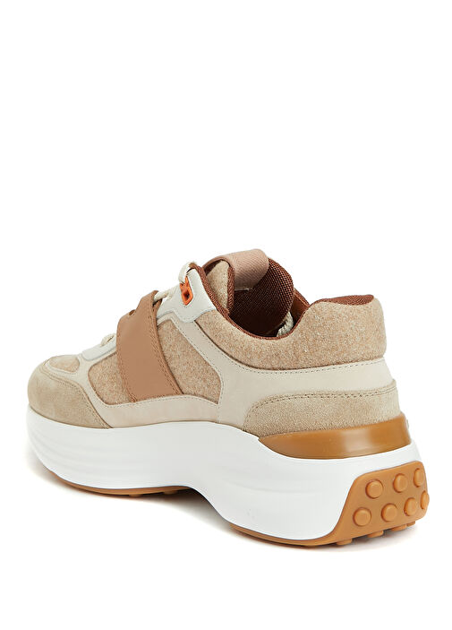 Sportiva 81L Allacciata Tec Bej Krem Kadın Sneaker - Görsel 4