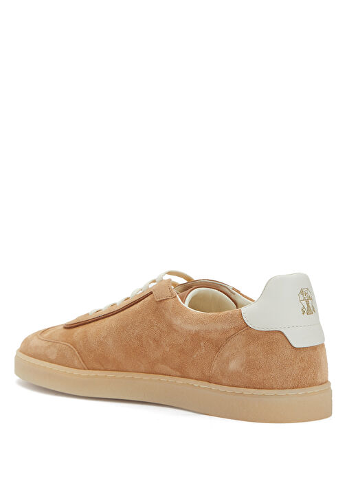 Bej Erkek Süet Sneaker - Görsel 4
