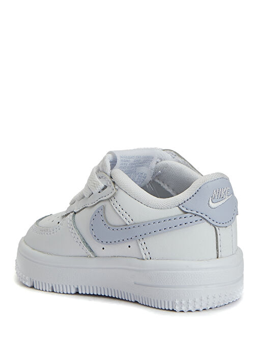 Force 1 Beyaz Çocuk Deri Sneaker - Görsel 4