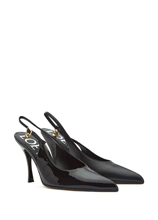 Loewe Loewe Ne Comic Siyah Deri Topuklu Ayakkabı Basketbol Ayakkabıları | Beymen Siyah - 3. görsel