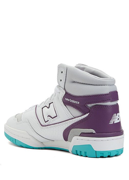 650 Beyaz Erkek Deri Sneaker - Görsel 4