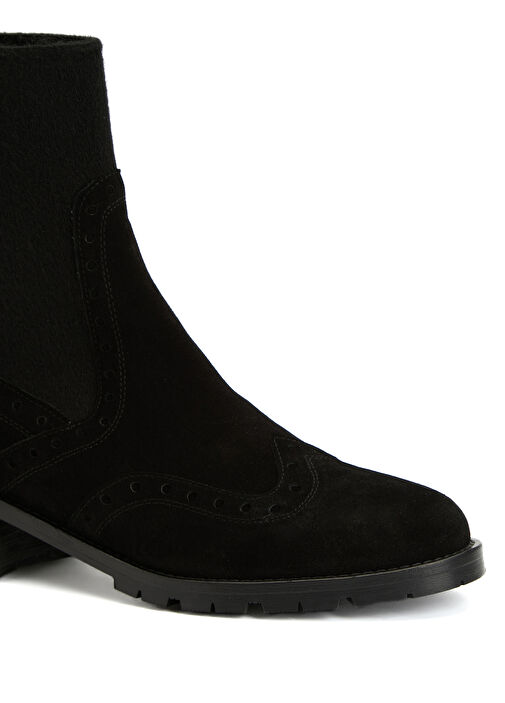 Siyah Kadın Süet Bot - Görsel 7